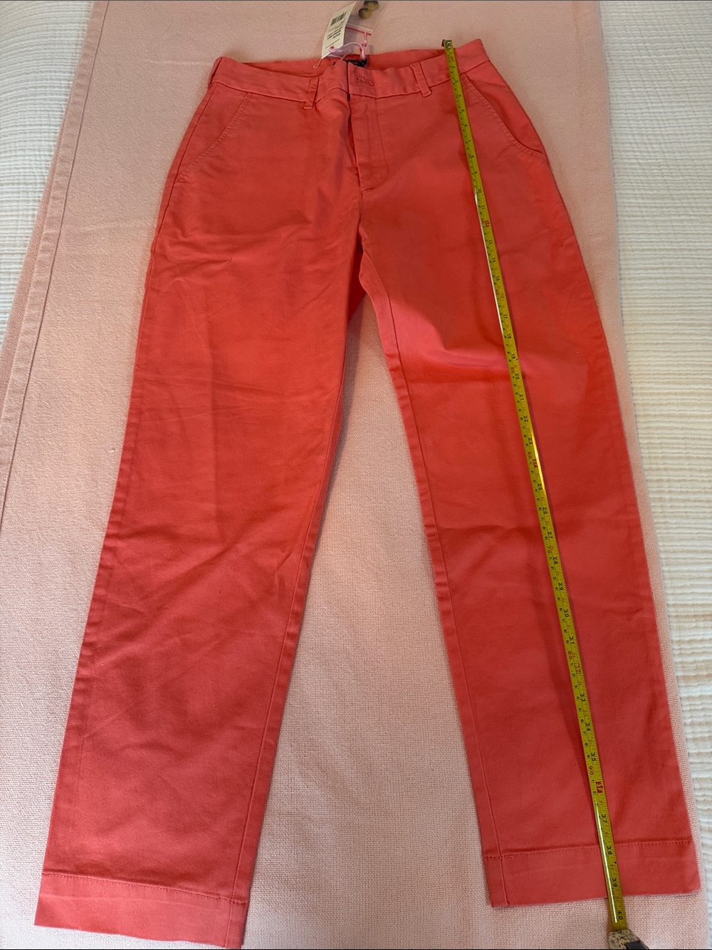 NWT Vineyard Vines Mid Rise Chino Pants Size 6 Just Peachy Coral